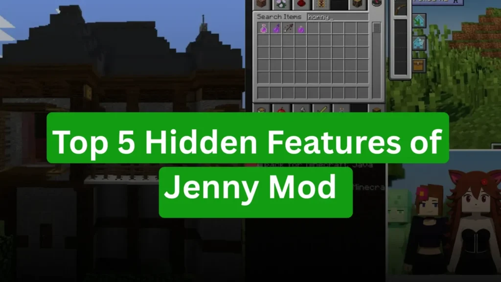 Top 5 Hidden Secret of jenny mod